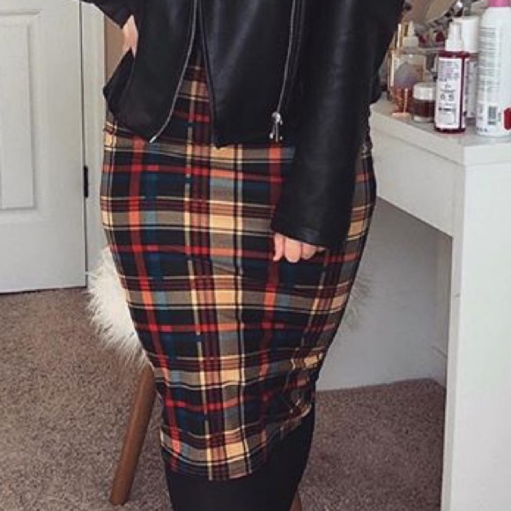 Plaid skirt